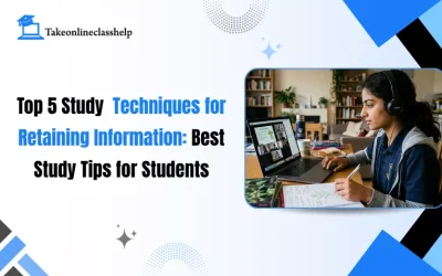 Top 5 study techniques for retaining information — banner image showing best study tips for students